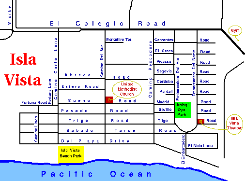 [a map of Isla Vista]