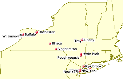 [Map of New York Juggling Clubs]
