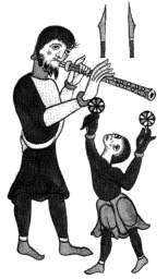 Medieval jugglers